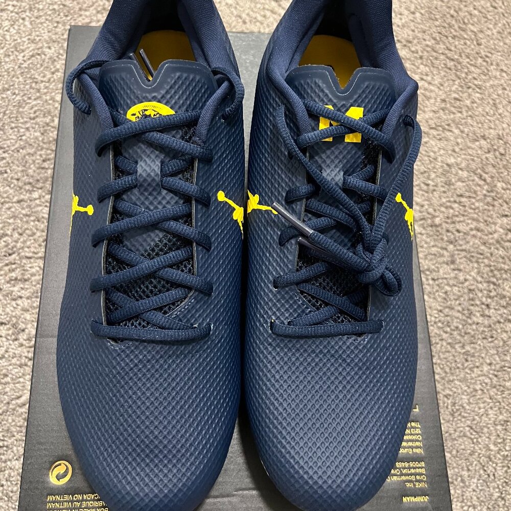 NWB Jordan Vapor Edge Speed 360 Univ of Michigan PE